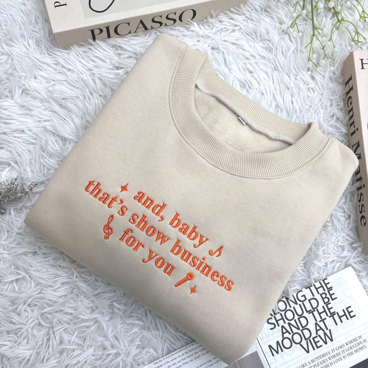 And Baby That’s Show Business For You Shirt, Embroidered Shirt, Gift For Fans, Concert Outfit Ideas, Think Of Your Energy Girl Hood Shirt