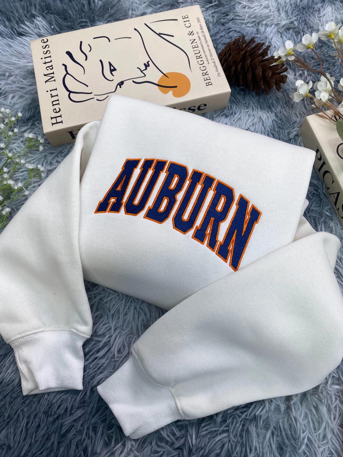 Auburn Embroidered Shirt, Retro Style Shirt, Auburn Travel Shirt, Southern Girl Shirt