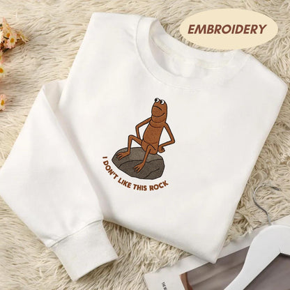 Embroidered Marcus The Worm Sweatshirt, Funny Meme Brain Rot Shirt