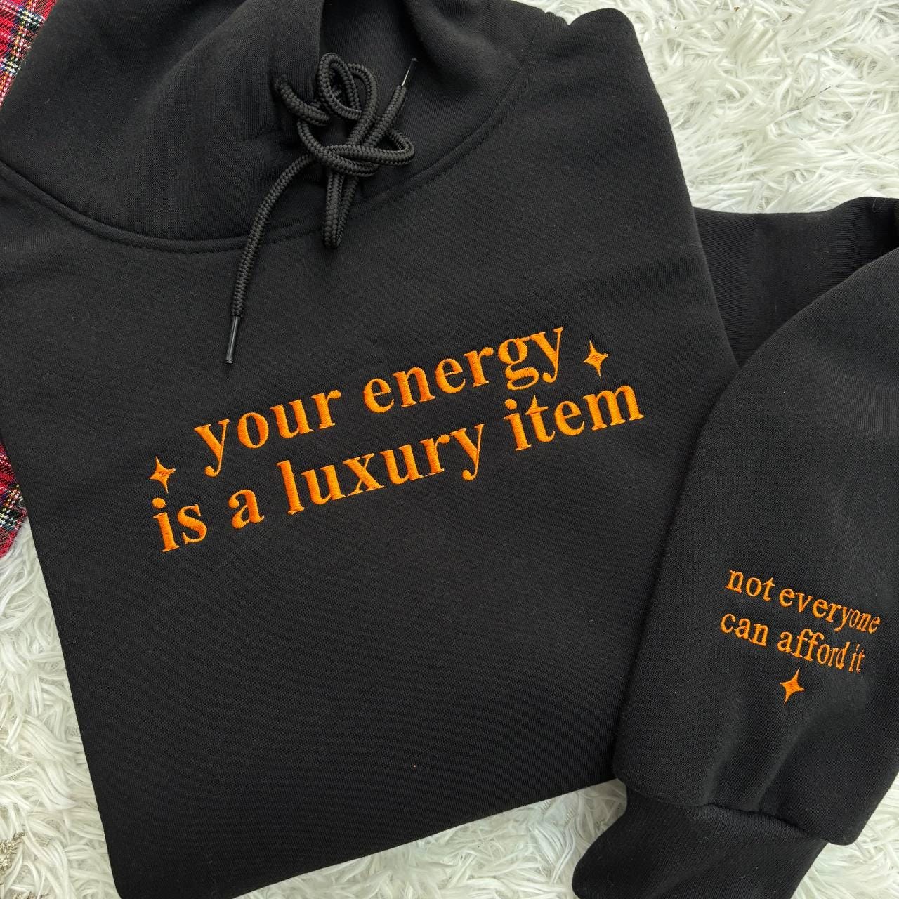 Your Energy Is A Luxury Item Embroidered Shirt, The Life Of A, Self Love Shirt, Positive Energy Quote Shirt, Positive Vibes Shirt