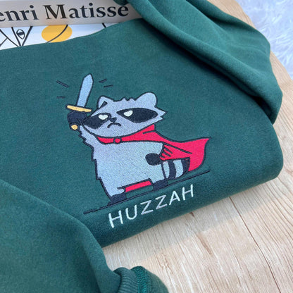 Embroidered Frog Sweatshirt, Funny DnD Renaissance Faire Pullover