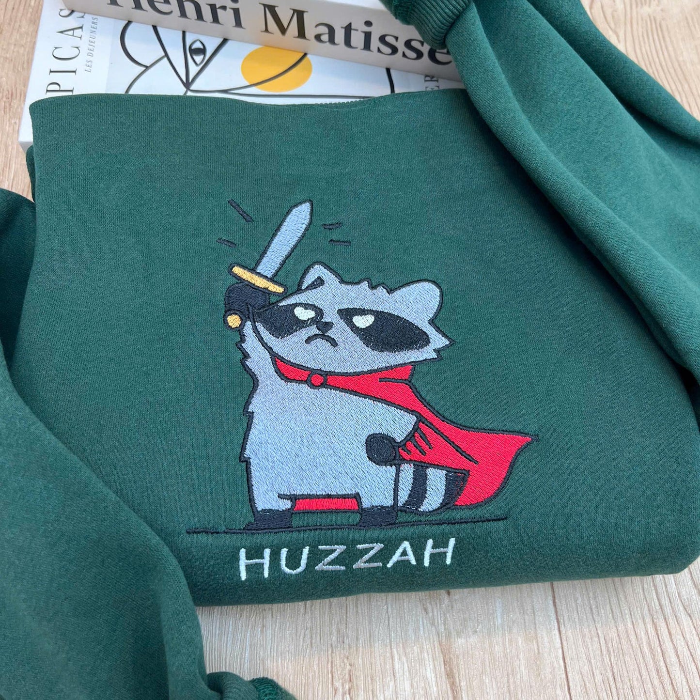 Embroidered Frog Sweatshirt, Funny DnD Renaissance Faire Pullover