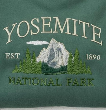 Yosemite National Park Embroidered Shirt, Mountain Shirt, Yosemite Mountain Shirt, Yosemite Hiking Shirt, Camping Shirt, National Park Gift