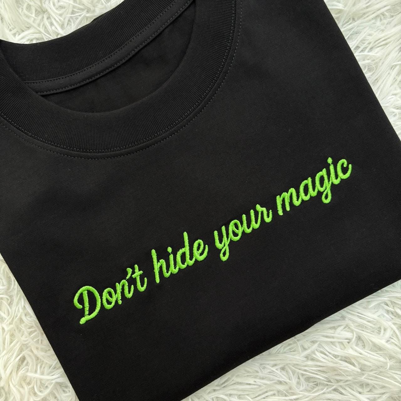 Embroidered Sweatshirt, Motivational Quote, Self Love Apparel