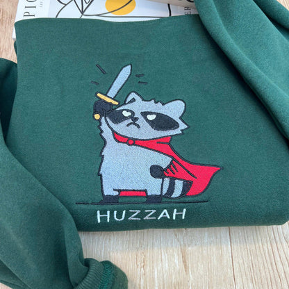 Embroidered Frog Sweatshirt, Funny DnD Renaissance Faire Pullover