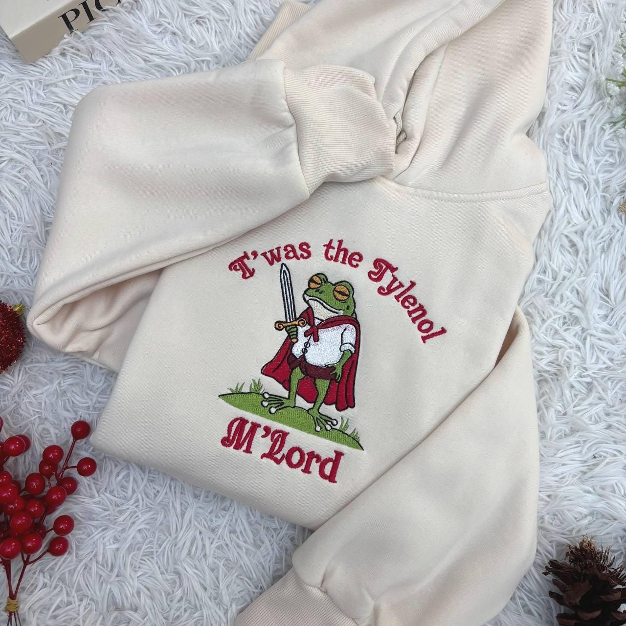 Embroidered Funny Medieval Frog Meme Shirt, Carbs Lover Wizard Unisex Tee