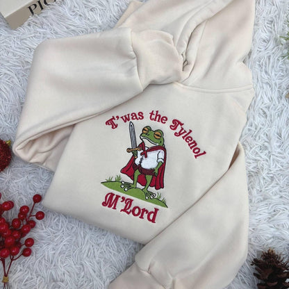 Embroidered Funny Medieval Frog Meme Shirt, Carbs Lover Wizard Unisex Tee