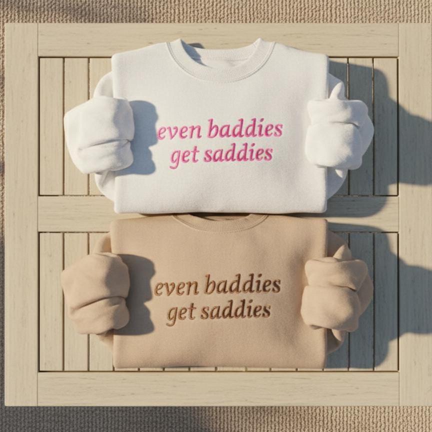 Funny Mental Health Embroidered Sweatshirt, Relatable Meme Crewneck, Sarcastic Embroidery Shirt, Anxiety Humor Gift