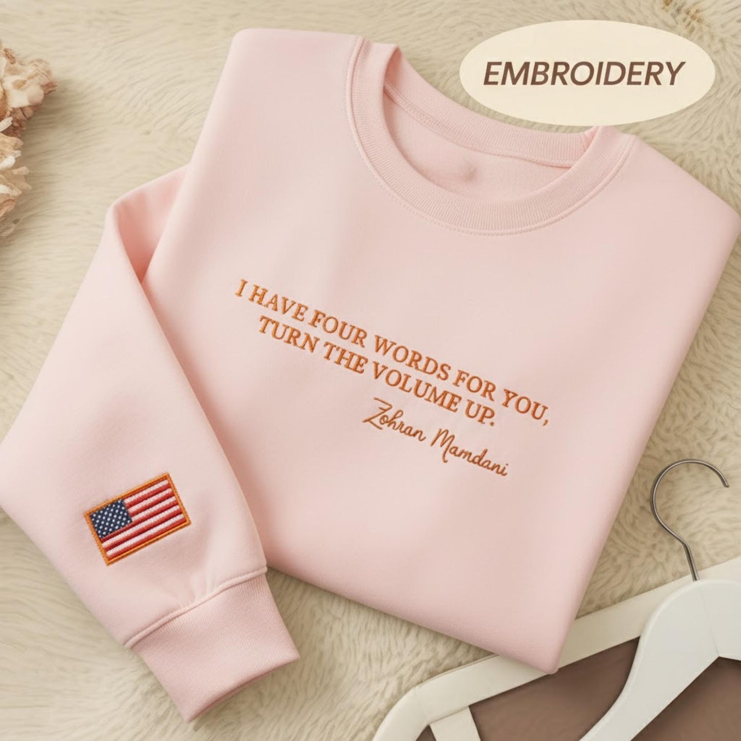 Zohran Mamdani Embroidered Shirt, Turn The Volume Up Shirt, New York Mayor Shirt, NYC 2026 Mayor Shirt, Mayor Mamdani Shirt, Progressive