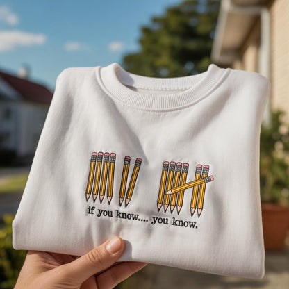 Embroidered Teacher 67 Sweatshirt, Teacher Shirt, Funny 67 Shirt, 6 7 Shirt, 67 Shirt, 6 7 Sweatshirt, Teacher Sweatshirt, Teacher Gift