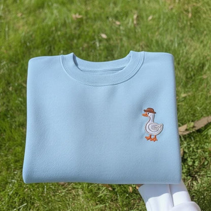 Embroidered Goose Cowboy Shirt, Funny Western Gift