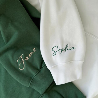 Embroidered Dog Mom Sweatshirt, Custom Cat Est Hoodie, Personalized Cat Lover Gifts, Shirt Pet Portrait Gift, Birthday Gift For Pet Mom