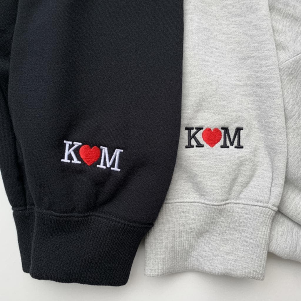 Embroidered Dog Mom Dad Sweatshirt, Custom Pet Portrait Varsity Crewneck, Mother’s Day Gift for Dog Lovers, Personalized Dog Gift