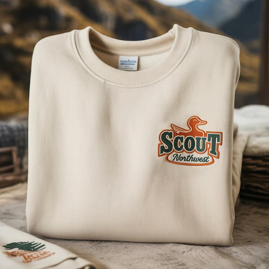 Embroidered Duck Hunting Sweatshirt, Scout Northwest, Country Life Shirt