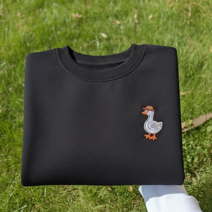 Embroidered Goose Cowboy Shirt, Funny Western Gift