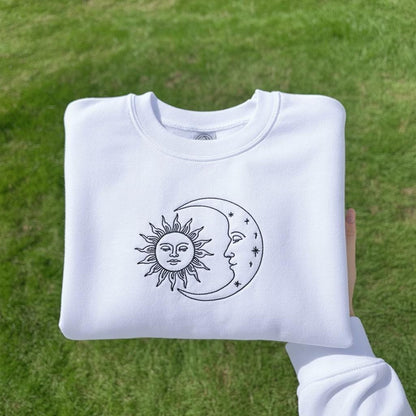 Custom State Flower Embroidered Crewneck Sweatshirt | USA Souvenir Gift