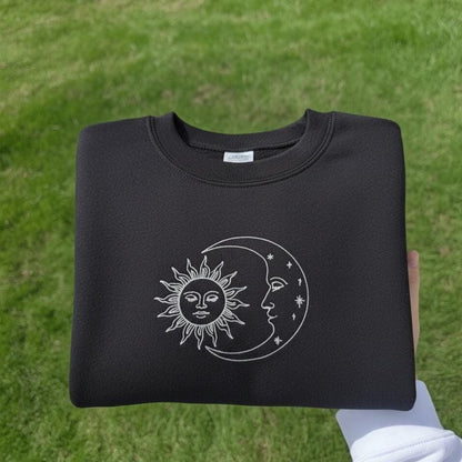 Custom State Flower Embroidered Crewneck Sweatshirt | USA Souvenir Gift