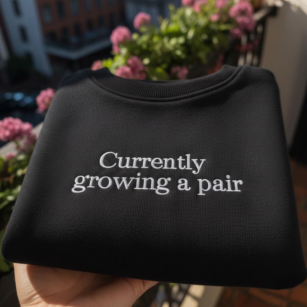 Currently Growing A Pair Embroidered Sweatshirt, Funny Twin Pregnancy Announcement Crewneck, Humorous Boy Mom Gift, Baby Reveal Shirt
