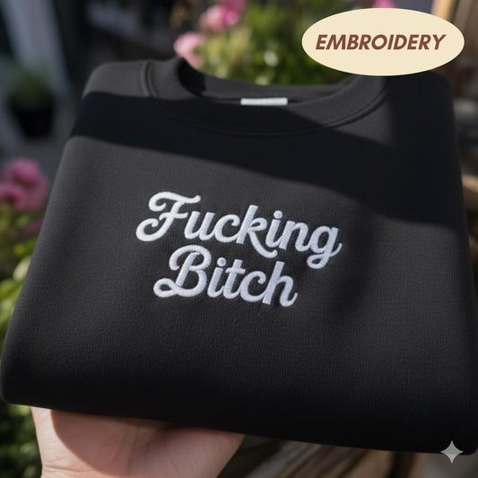 Feminist Embrodered Sweatshirt, Anti ICE Protest Tee, Strong Woman Graphic T Shirt, Bold Statement Top, Unapologetic Feminism