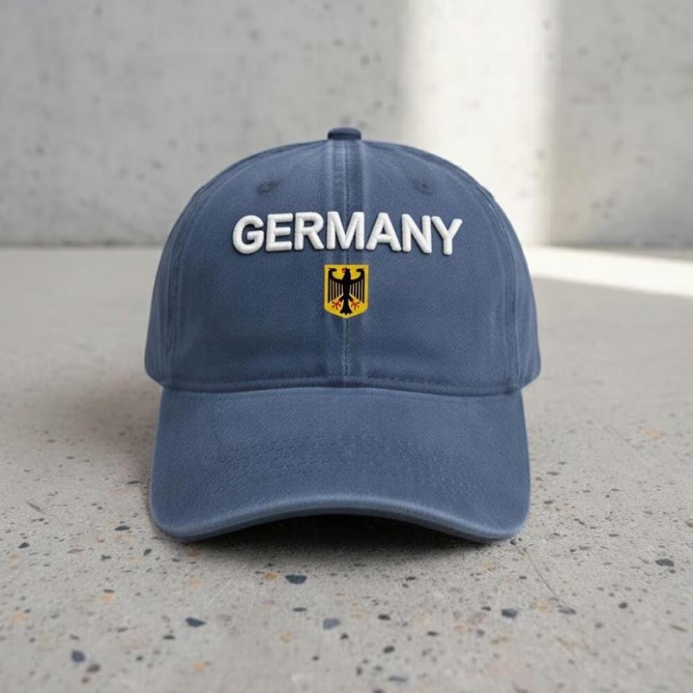 Germany Embroidered Dad Hat, Deutschland German Eagle, Berlin Souvenir