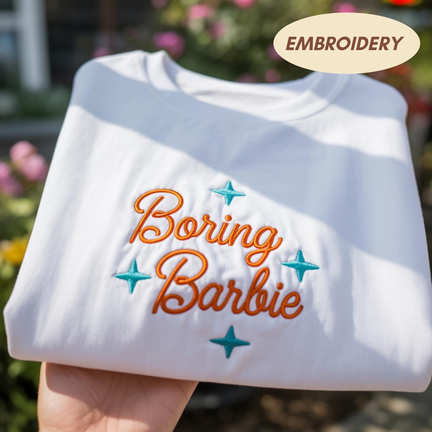 Boring Girl Embroidered Sweatshirt, My Energy Is A Luxury Item Shirt, Music Concert Fan Shirt, My Energy Is Expensive, Father Figure Shirt