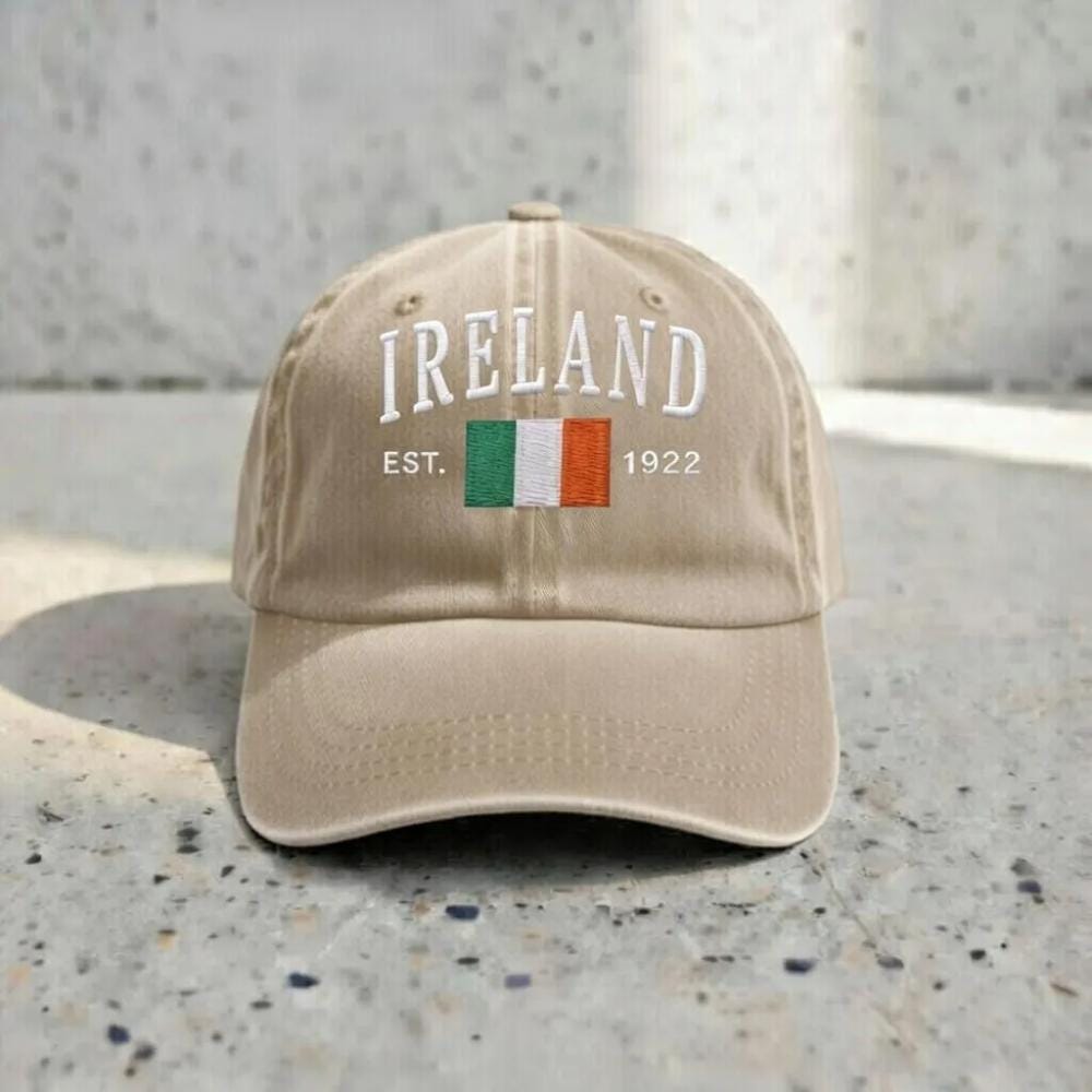 Embroidered Ireland Flag Dad Hat | Vintage Baseball Cap