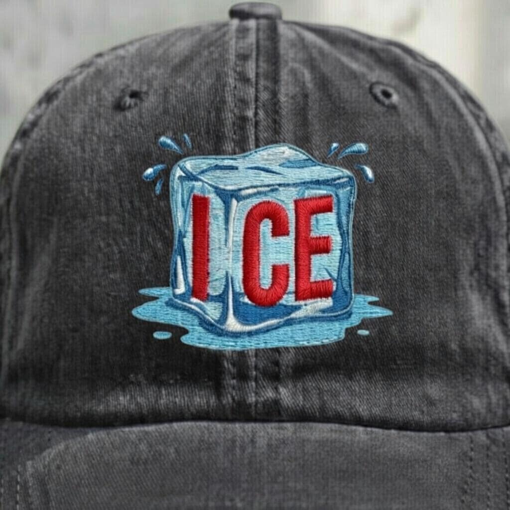 Abolish ICE Embroidered Dad Hat, Political Protest Cap