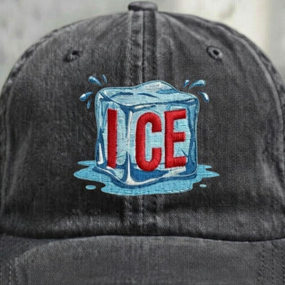 Abolish ICE Embroidered Dad Hat, Political Protest Cap