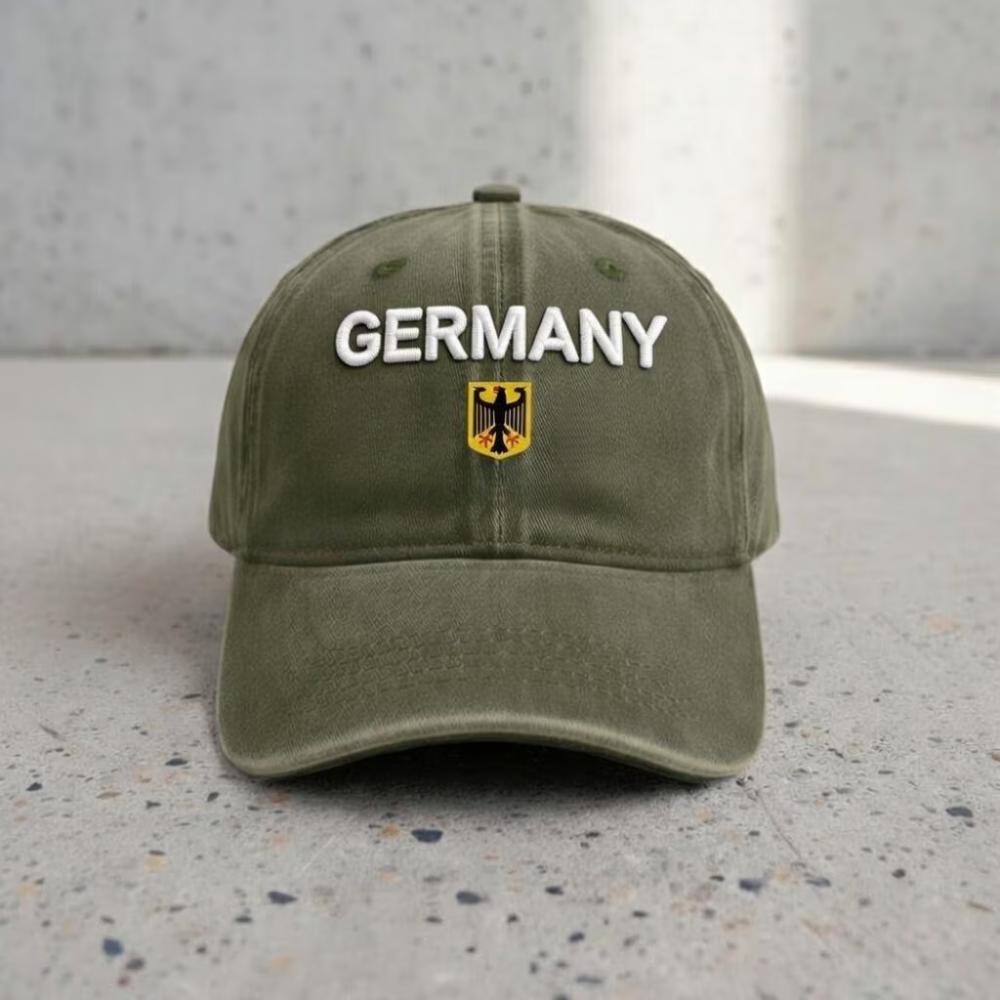 Germany Embroidered Dad Hat, Deutschland German Eagle, Berlin Souvenir