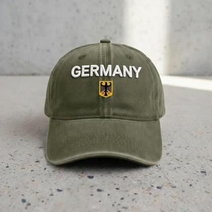 Germany Embroidered Dad Hat, Deutschland German Eagle, Berlin Souvenir