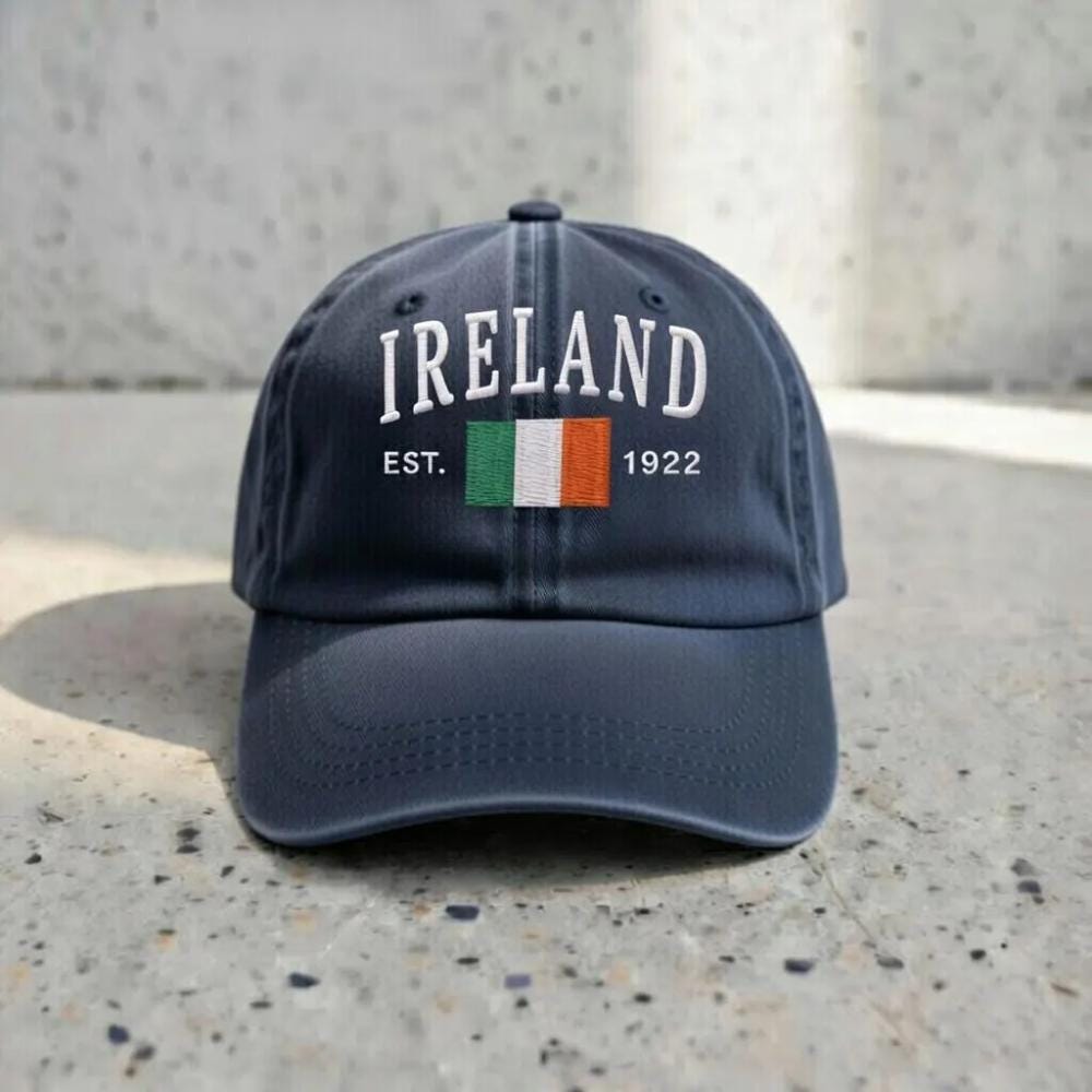 Embroidered Ireland Flag Dad Hat | Vintage Baseball Cap
