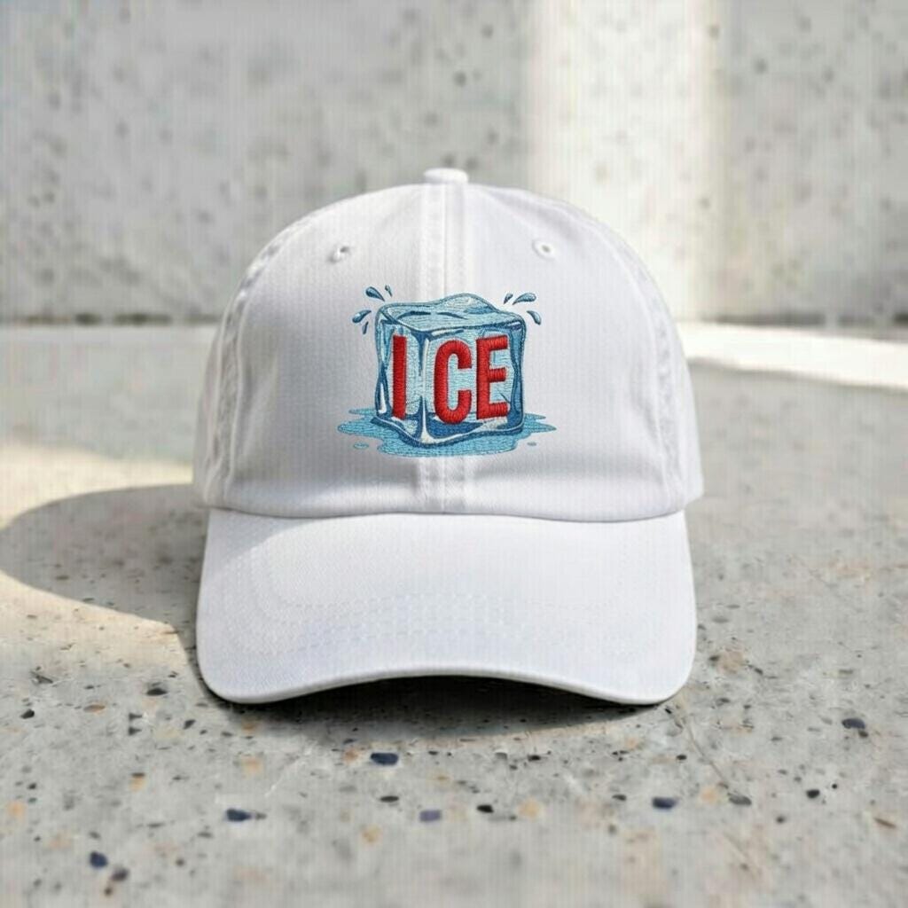 Abolish ICE Embroidered Dad Hat, Political Protest Cap